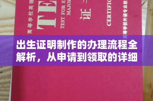 闸北出生证明制作的办理流程全解析，从申请到领取的详细指南